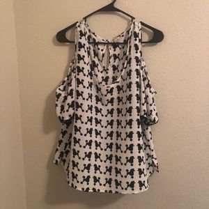 Woman’s XL Lily White Poodle Top